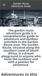 Mobile Screenshot of gardenrouteadventureguide.com