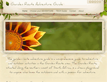 Tablet Screenshot of gardenrouteadventureguide.com